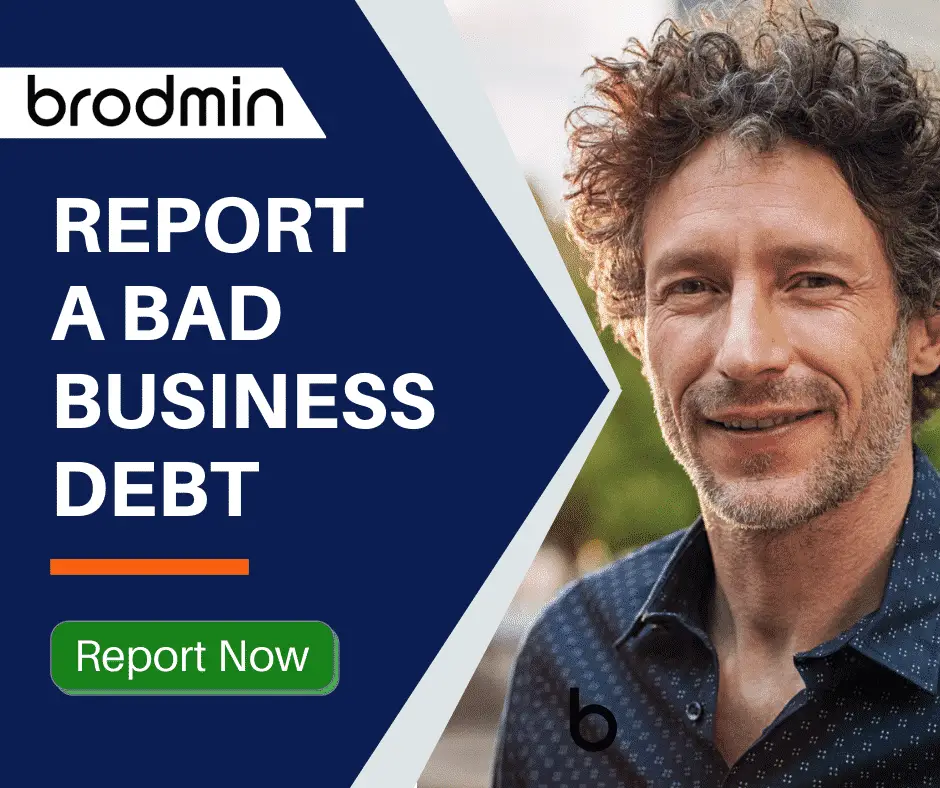 FB - Report a bad business debt #2