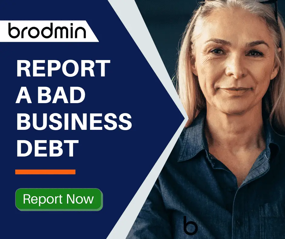 FB - Report a bad business debt