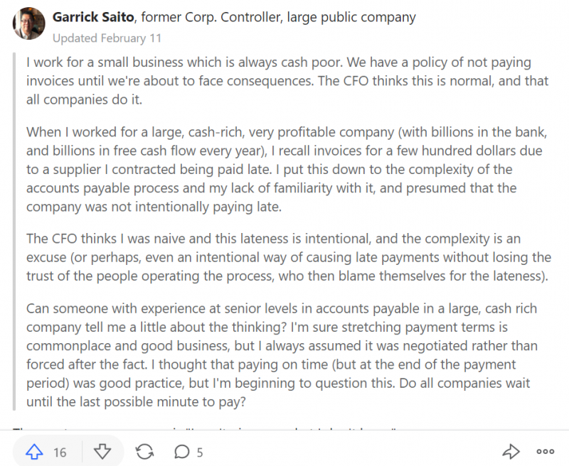 Why Do Companies Pay Invoices Late Cash Flow 